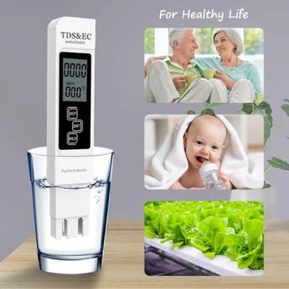 Digital TDS Water Quality Tester – Drinking Water Purity Meter