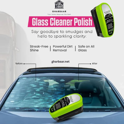 Streak-Free Glass Cleaner – Crystal Clear Polish for Home, Office & Car