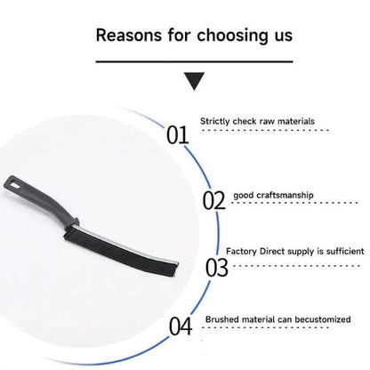 Hard Bristle Crevice Cleaning Brush – Deep Gap & Corner Cleaner