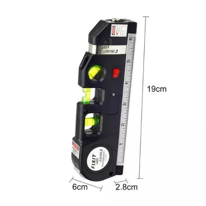 Professional 5-in-1 Laser Level with Measuring Tape, Ruler & Triple Spirit Level – Free Home Delivery