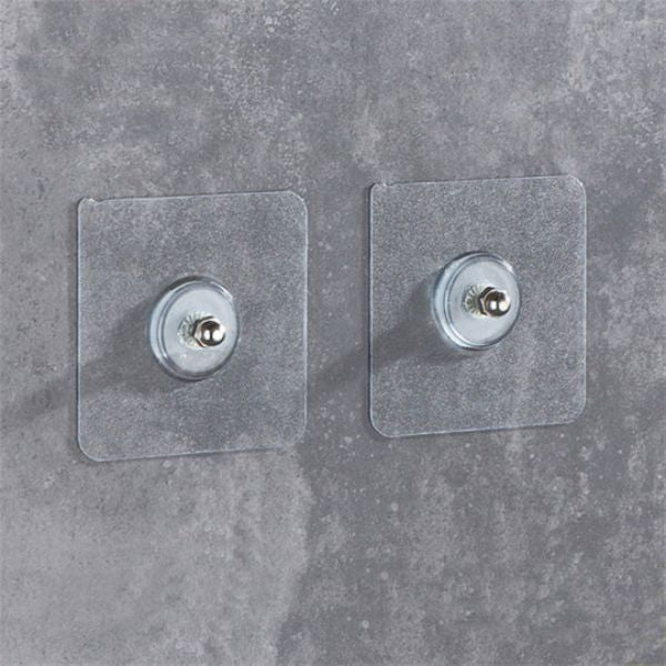 Punch-Free Wall Hooks – Self-Adhesive Screw Stickers for Easy Mounting