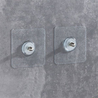 Punch-Free Wall Hooks – Self-Adhesive Screw Stickers for Easy Mounting