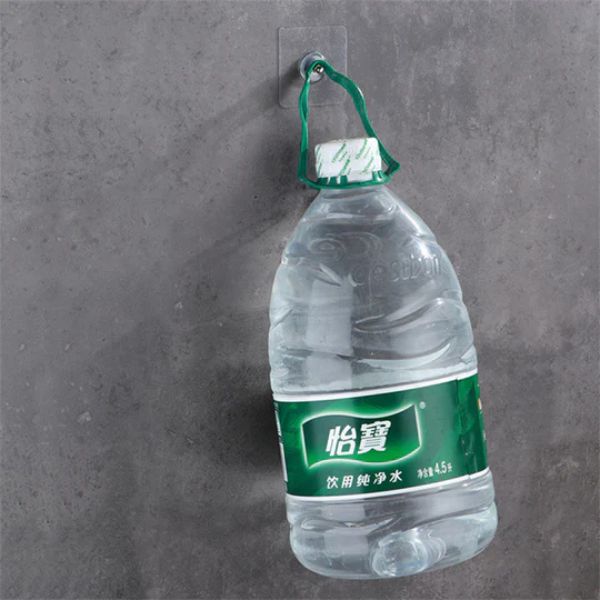 Punch-Free Wall Hooks – Self-Adhesive Screw Stickers for Easy Mounting