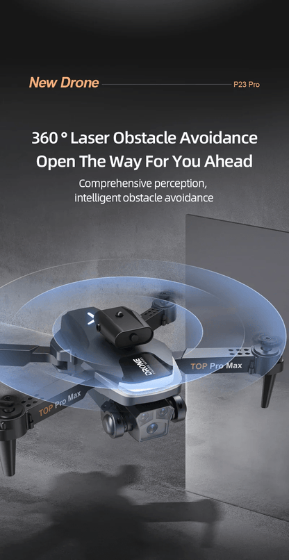 P23 Pro Intelligent Obstacle Avoiding Drone - Foldable Drone